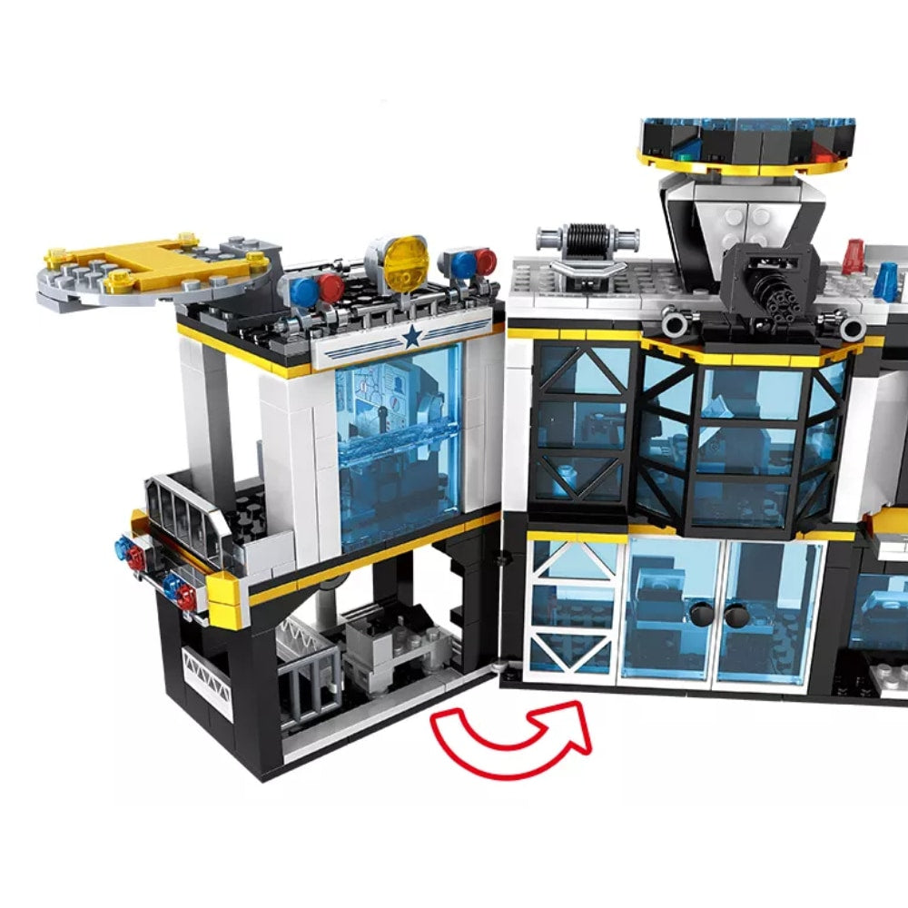 Set de bloques POLICE team 1261 piezas