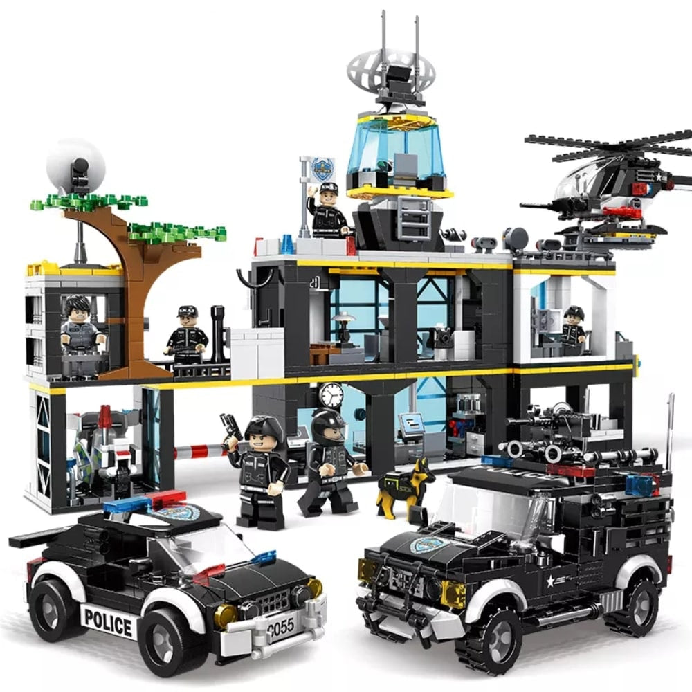 Set de bloques POLICE team 1261 piezas