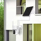 Cámara de vigilancia exterior inalámbrica con panel solar para alimentación