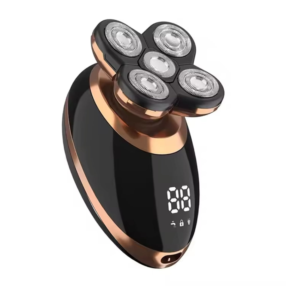 Afeitadora y recortadora inalámbrica e impermeable para hombres 5 en 1