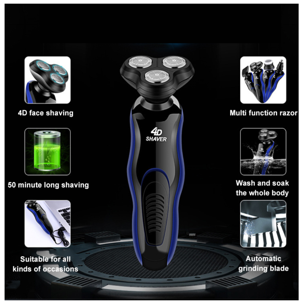 Set 3 en 1 para afeitar 4D