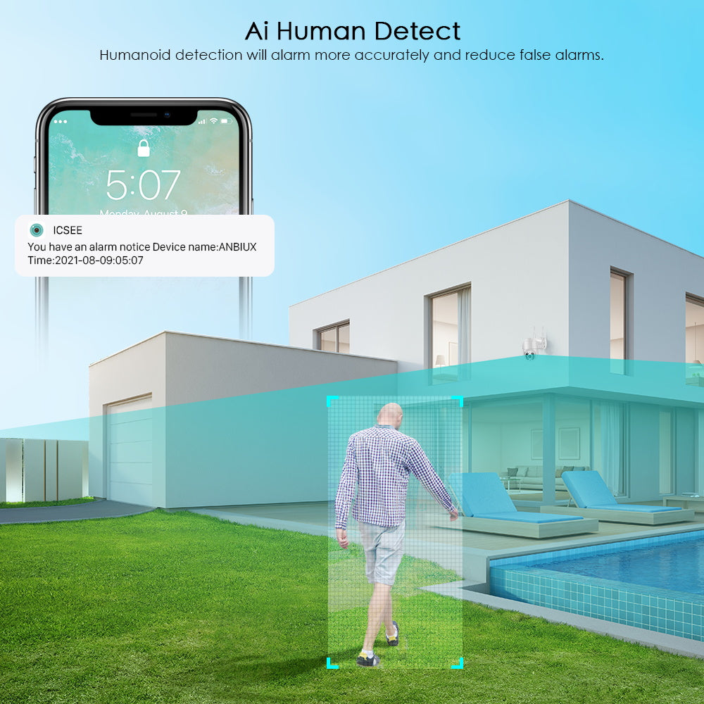 Cámara de vigilancia exterior con WiFi