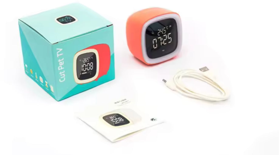 Reloj despertador infantil con luz nocturna