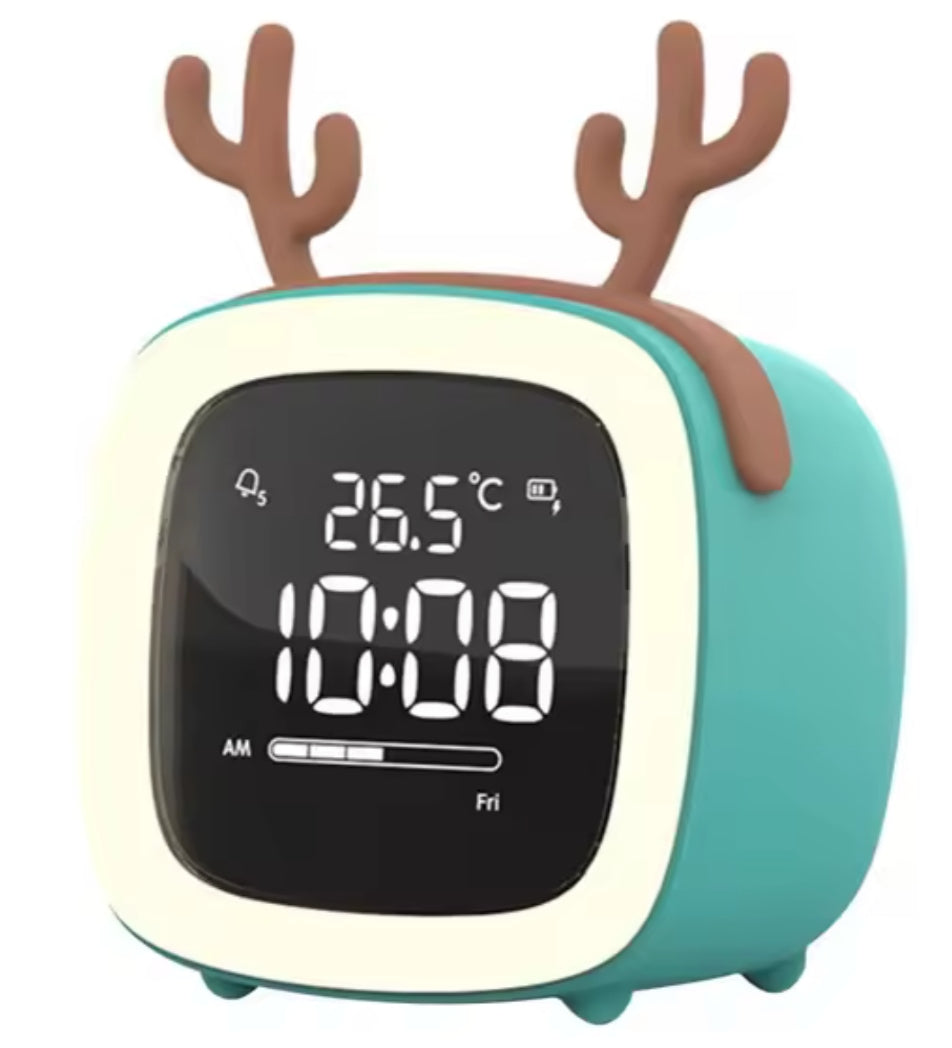 Reloj despertador infantil con luz nocturna