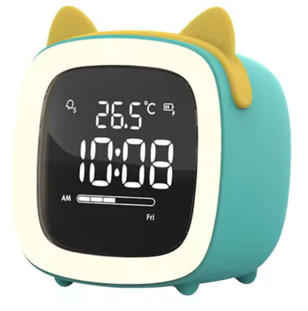 Reloj despertador infantil con luz nocturna