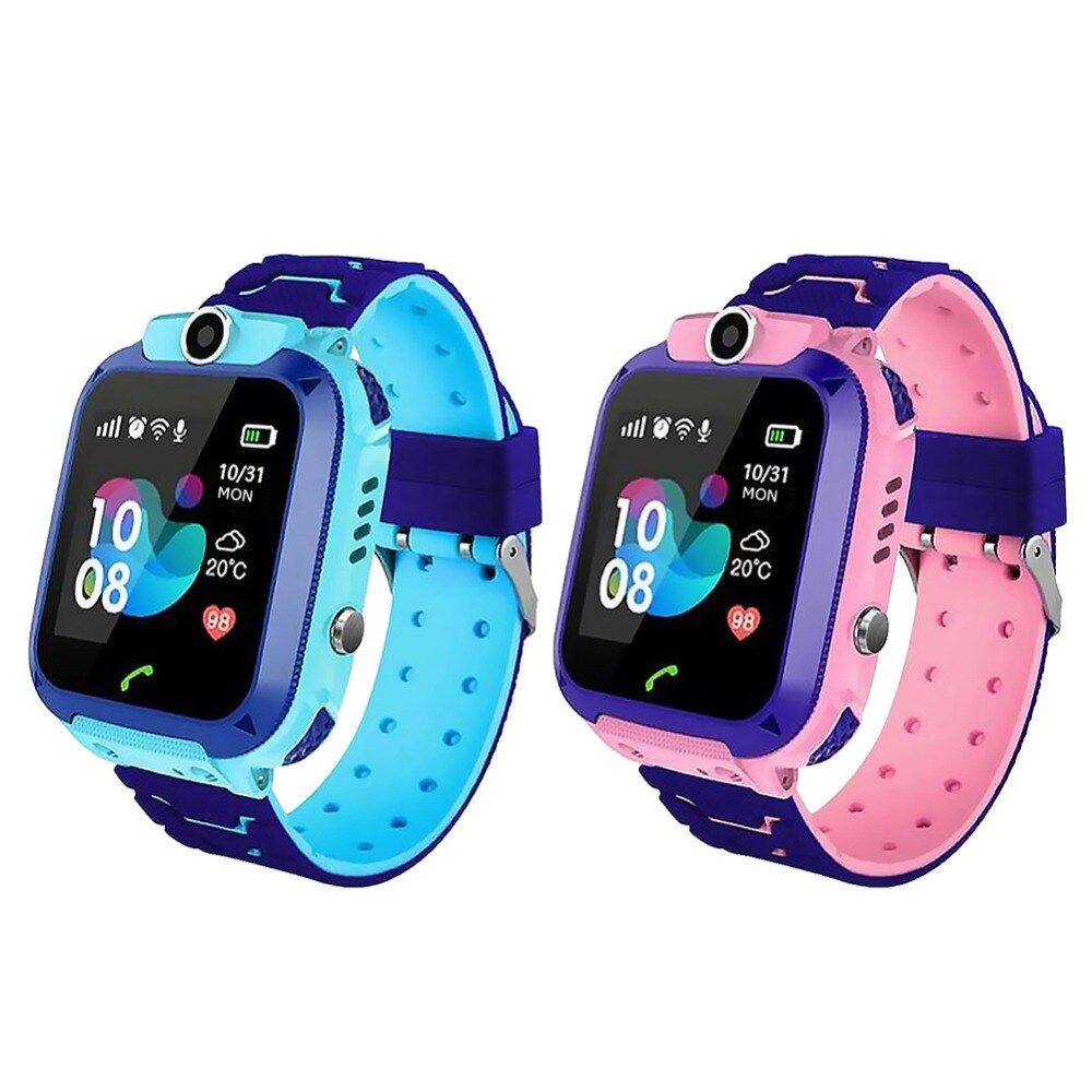 Reloj inteligente para niños con cámara, resistente al agua, seguimiento GPS y llamadas, botón SOS