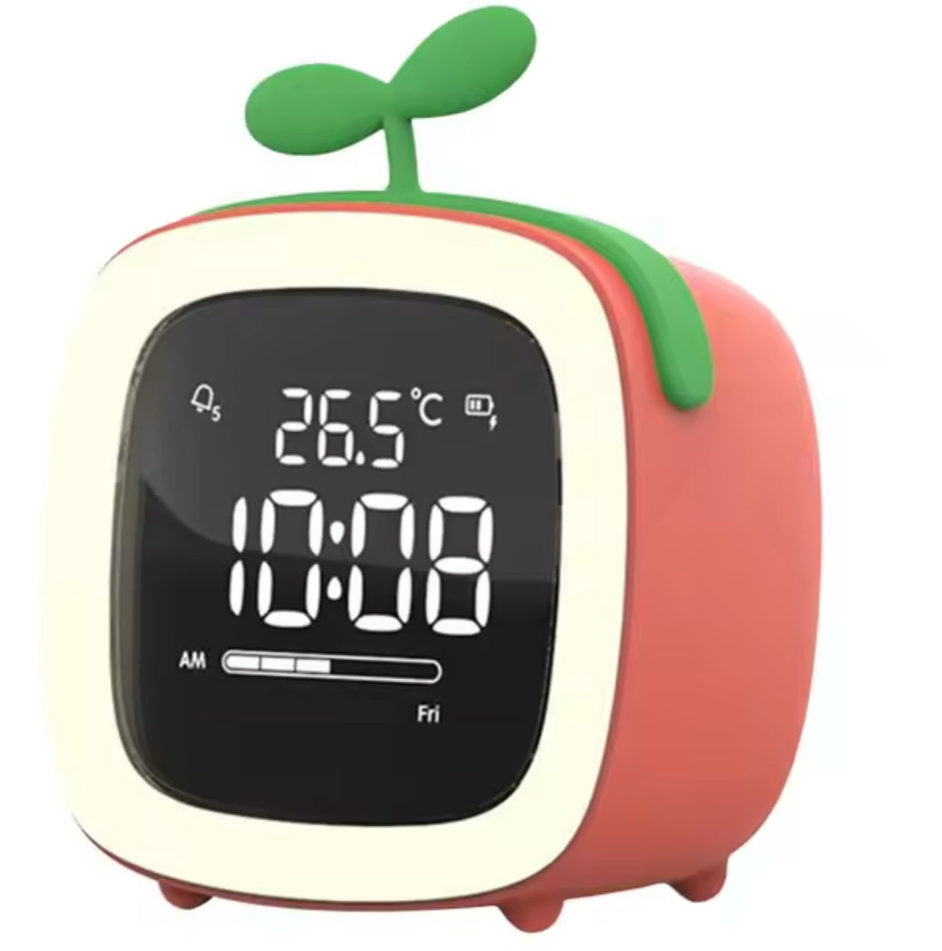 Reloj despertador infantil con luz nocturna