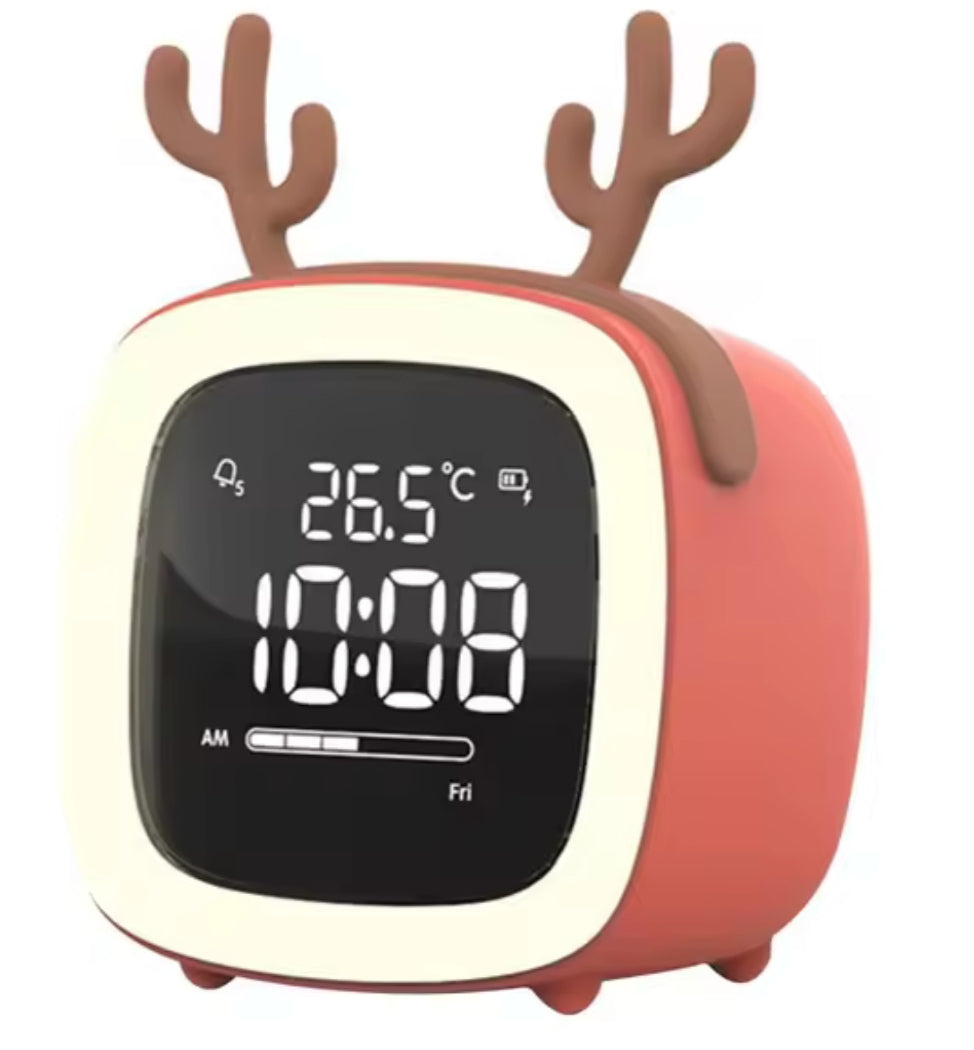 Reloj despertador infantil con luz nocturna