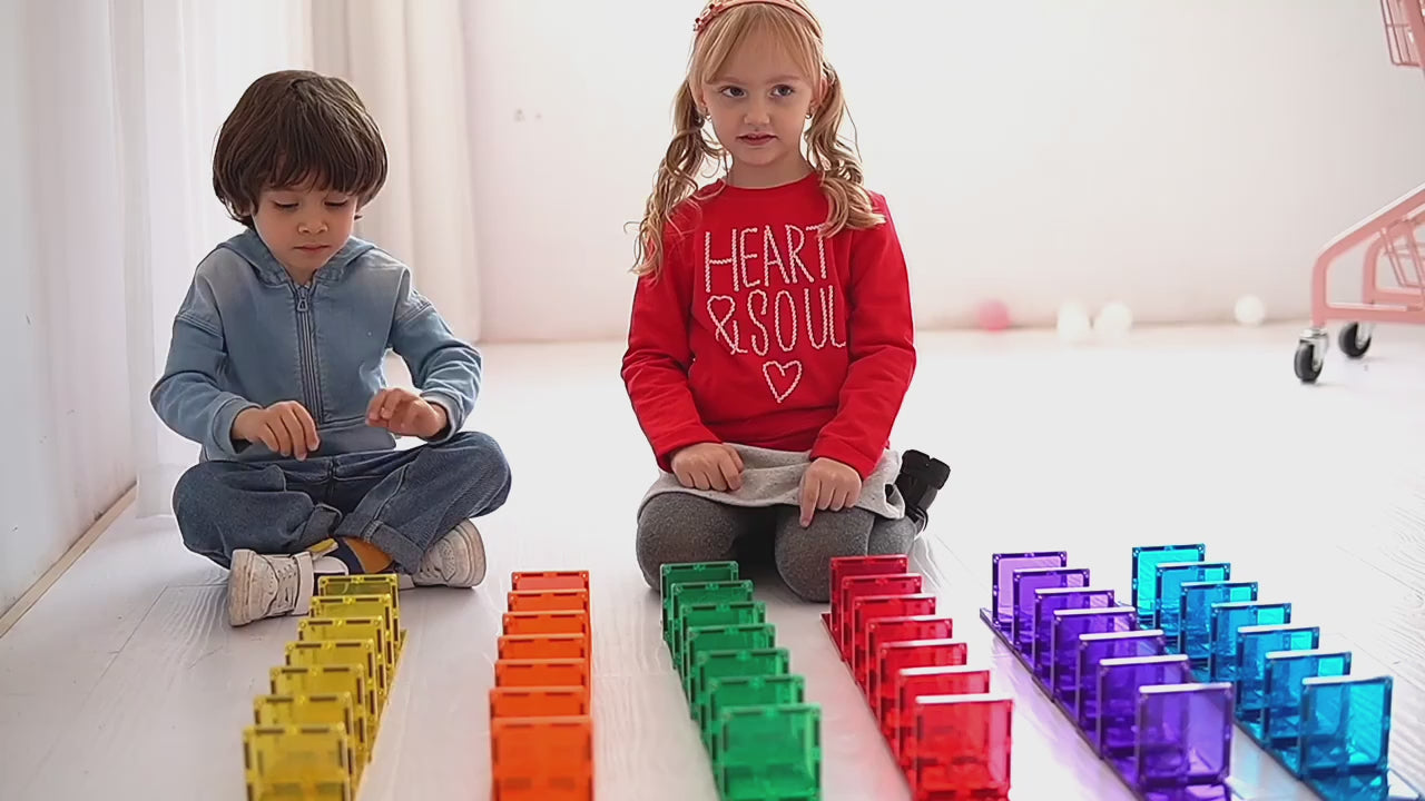 Set creativo de bloques magnéticos - 100 piezas