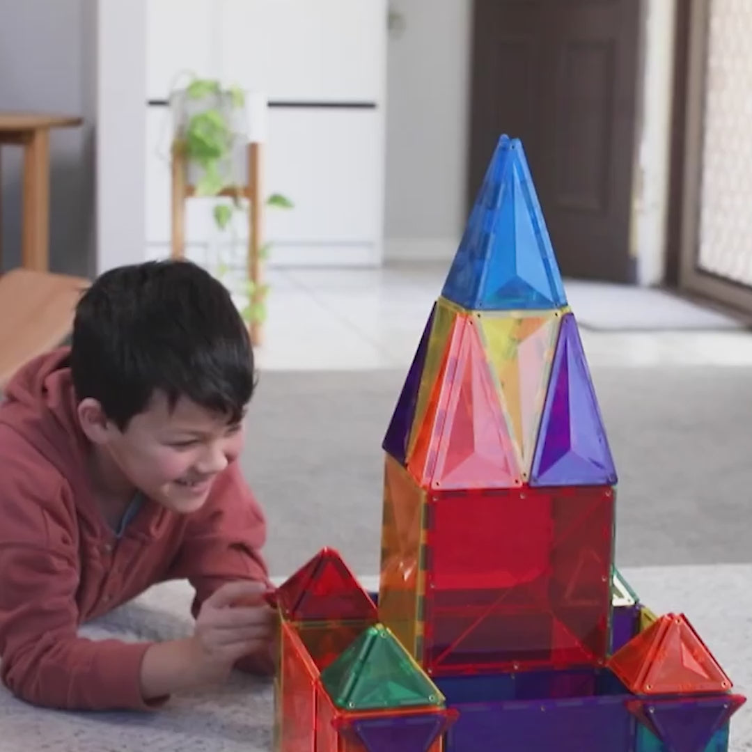 Set creativo de bloques magnéticos - 100 piezas